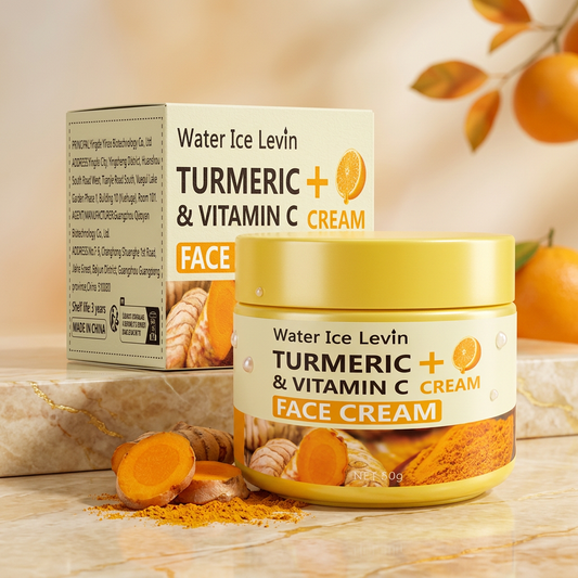 Crème Éclat Curcuma & Vitamine C — Soin Anti-Âge Hydratant 50g