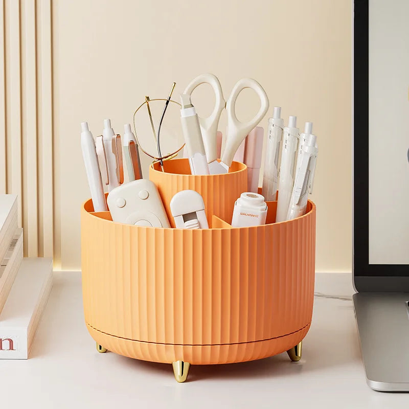 Organisateur Maquillage Rotatif 360° — Rangement Élégant Grande Capacité
