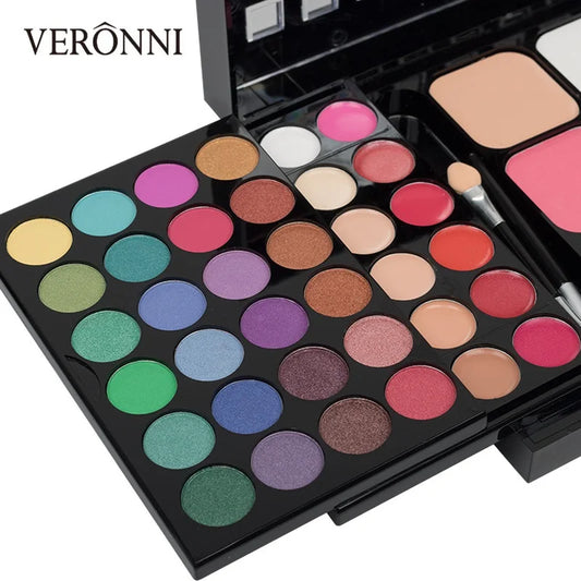 Palette Fards à Paupières Glitter & Mat — 40 Teintes Longue Tenue